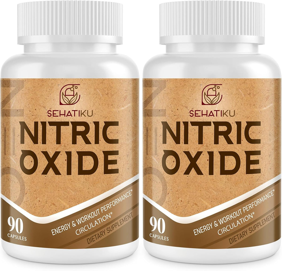 SehatiKu nitric oxide supplement 90 capsules for heart and flow support