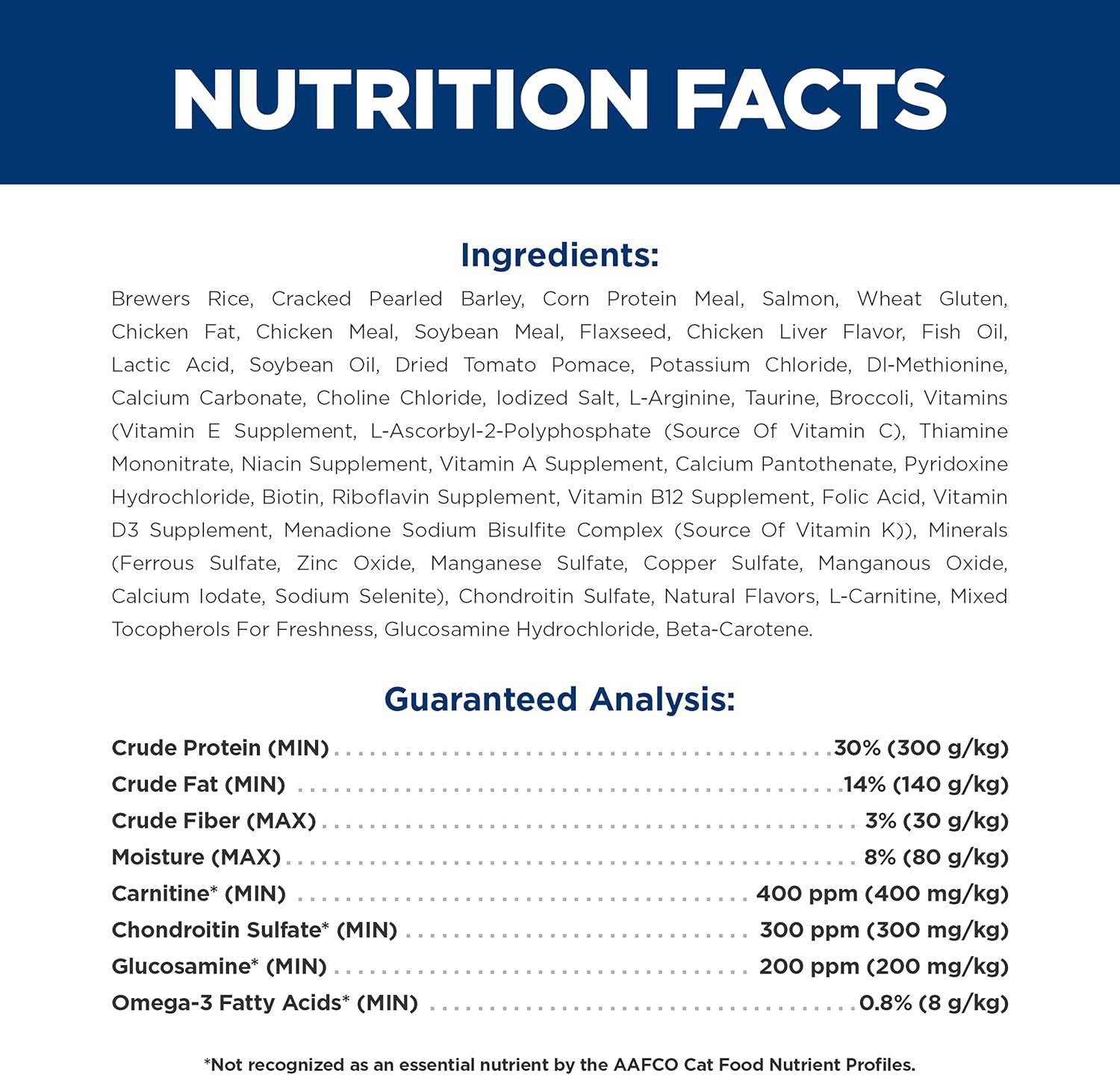 Imported Hill's Prescription Diet pet food for feline cognitive support