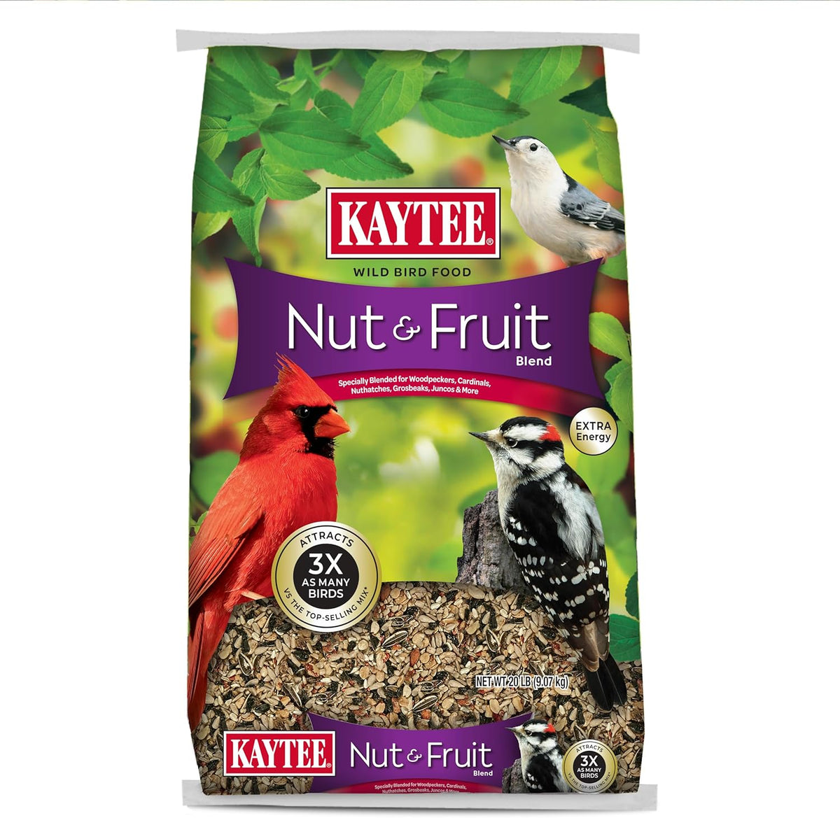 Kaytee Nut & Fruit Wild Bird Seed, 5 lb - Image 13