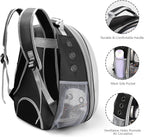 SSAWcasa bird backpack shown worn on back for hands-free outdoor travel