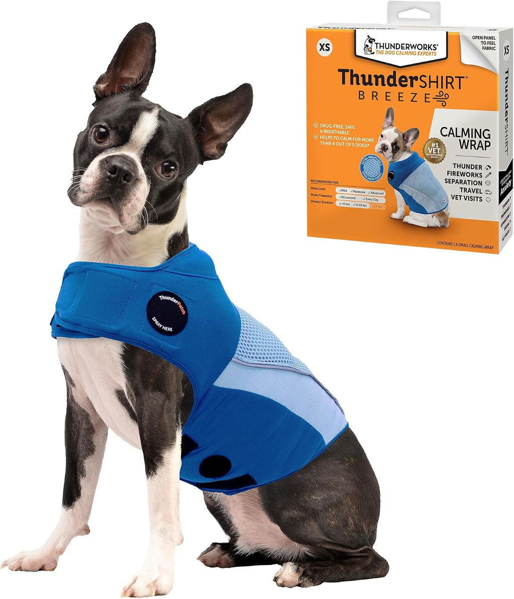 ThunderShirt Breeze for Dogs, Large, Sky Blue, Extra Breathable Mesh Fabric, Dog Anxiety Relief Vest for Every Day Stress & Calming During Thunder Storms and Fireworks - Image 13