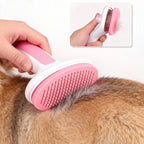 Close up of Valuevibes cat brush bristles for deep grooming