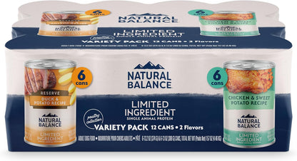 Natural Balance Limited Ingredient Grain-Free Wet Canned Dog Food - Rich Animal Protein Source - Balanced Nutrition - Soy-Free, Gluten-Free - 13 oz - Salmon & Sweet Potato Recipe - 6 Pack - Image 15