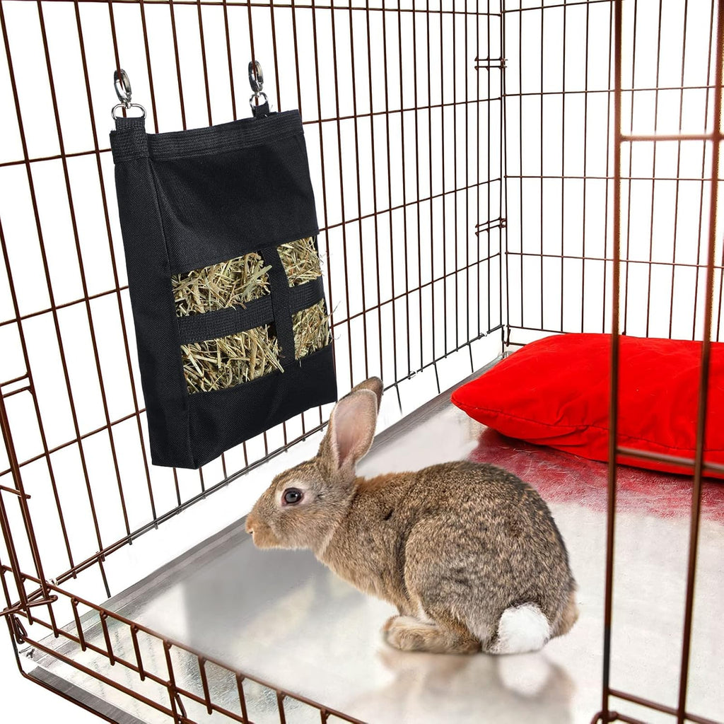 Frienda 2 pieces nylon hay feeder set