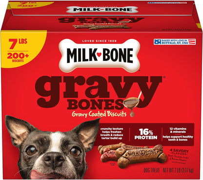 Milk-Bone GravyBones Dog Biscuits, Gravy Coated Small Dog Treats, 7 Lb. Box - Image 9