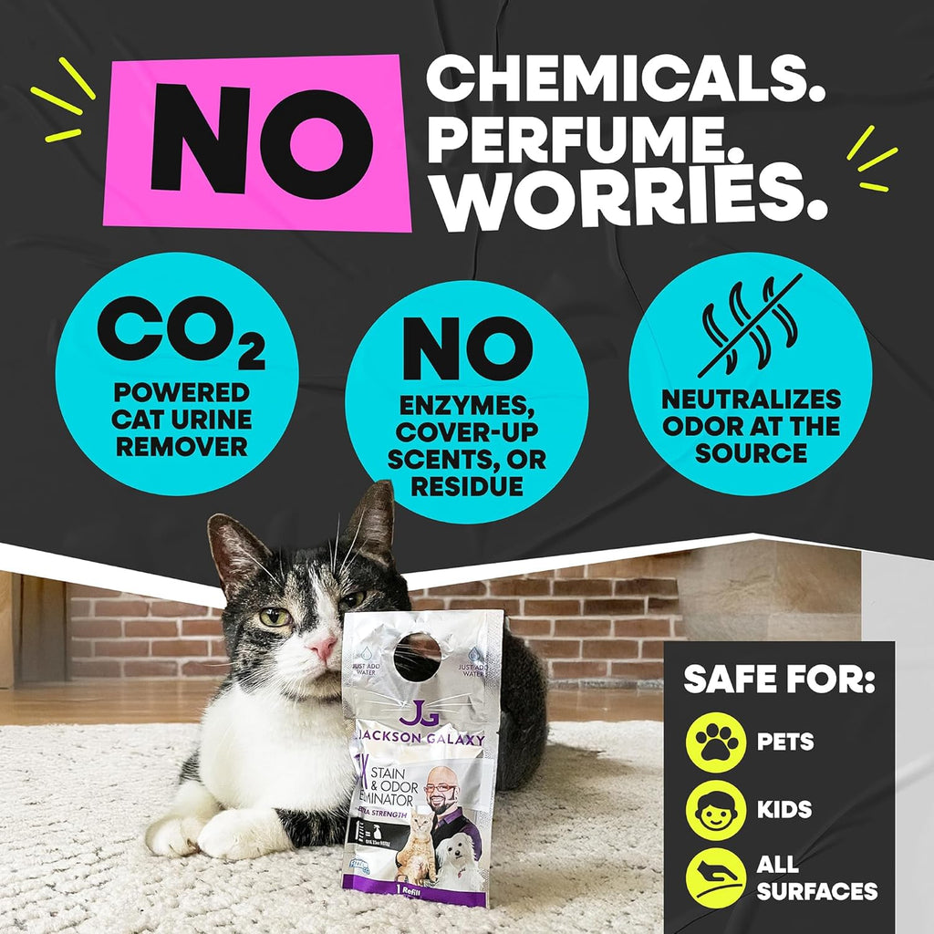 Jackson Galaxy pet urine cleaner tablets close up detail