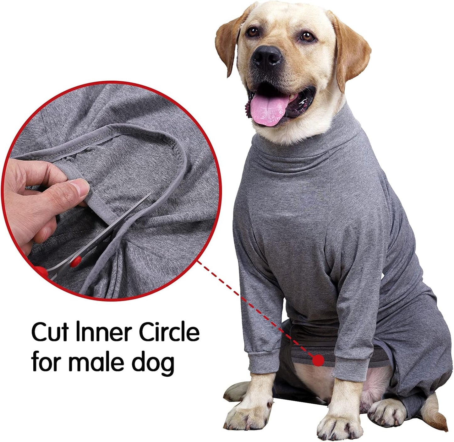 Dotoner pet recovery garment high elastic breathable fabric detail