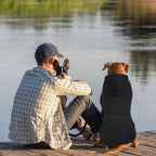 Premium high stitch density dog winter hoodie jacket details