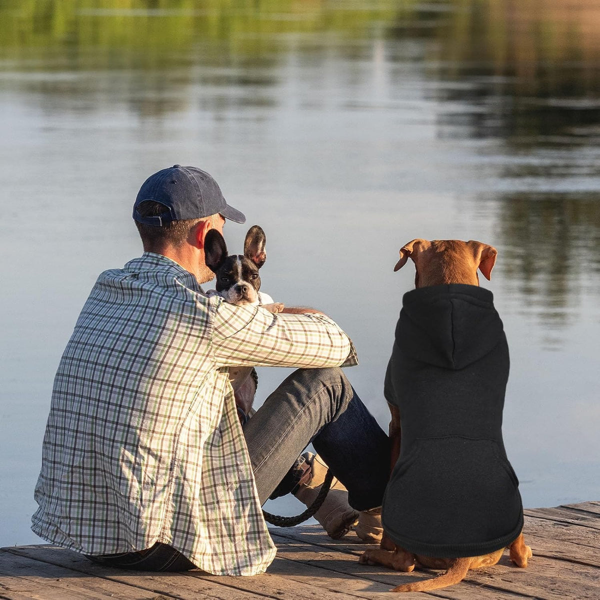 Premium high stitch density dog winter hoodie jacket details