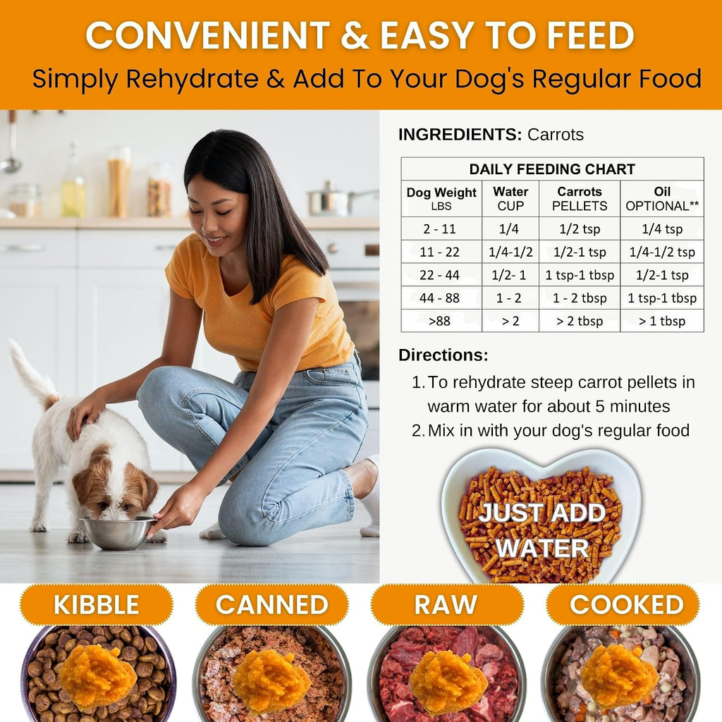 Olewo Carrots nutritional benefits and ingredients label