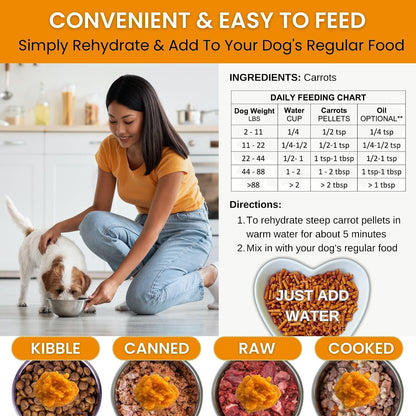 Olewo Carrots nutritional benefits and ingredients label