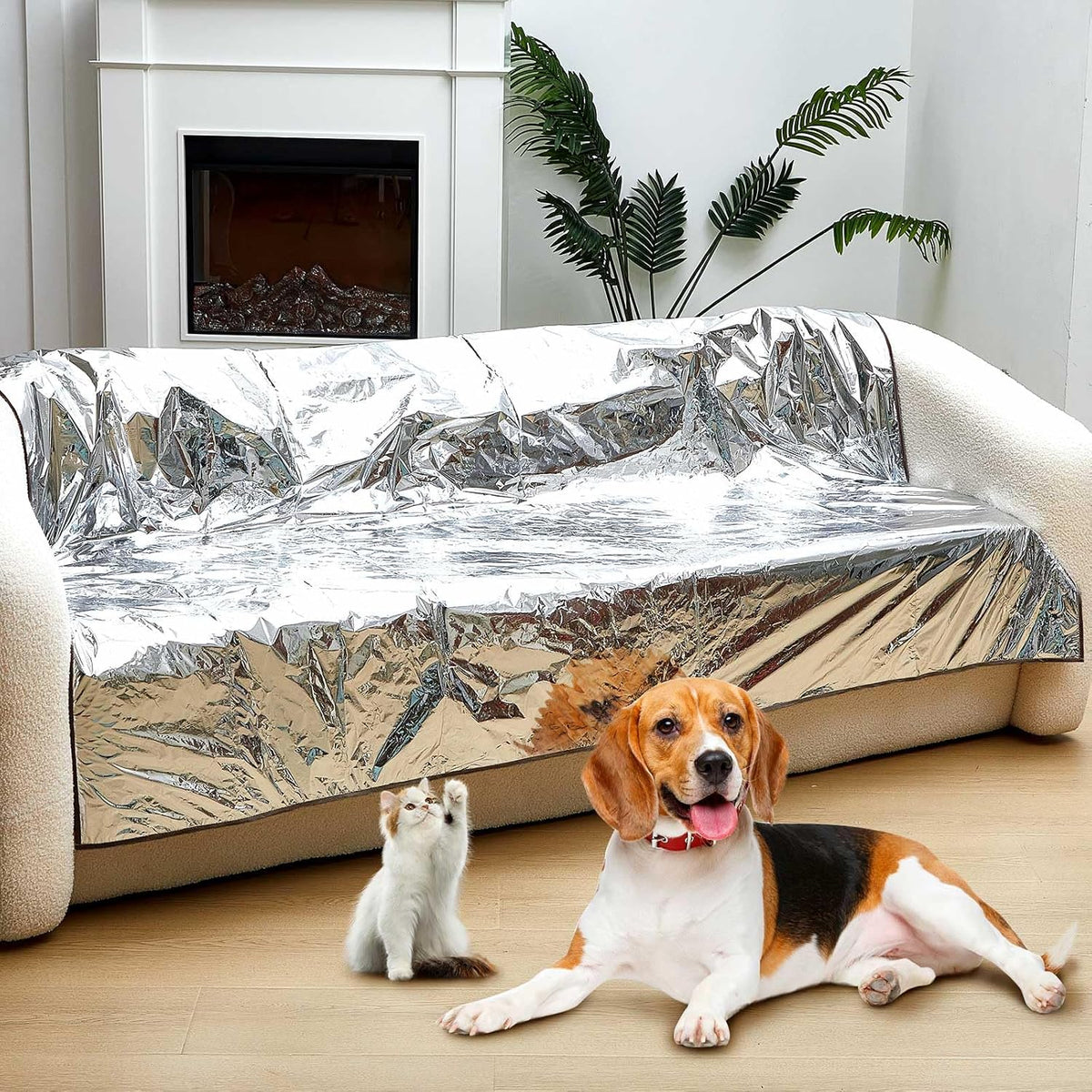 Kigley pet deterrent mat used as a car seat cover