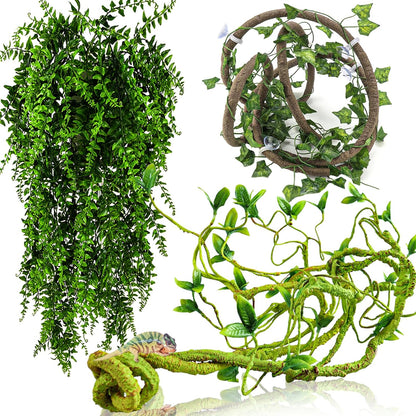 Hercocci reptile vines front view showing flexible structure