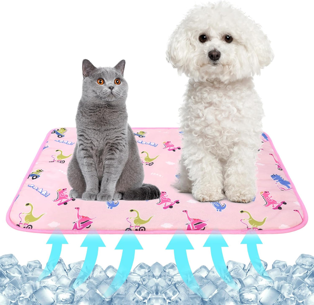 NACOCO Summer Pet Cooling Mat - Cat Dog Cushion Pad Sleeping Cool Sharks Comfortable Soft for Pets Kids and Adults (Grey Shark, S) - Image 13