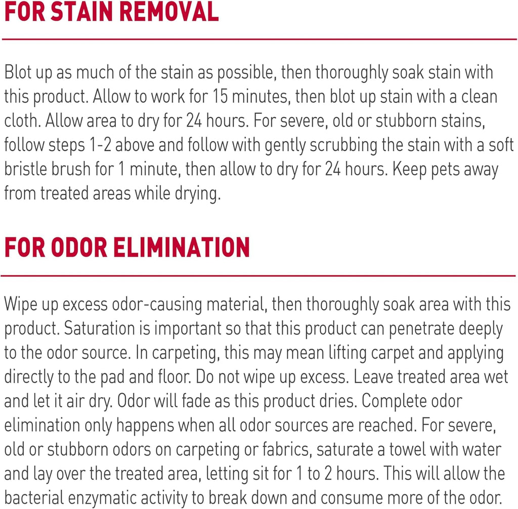 Nature's Miracle advanced pet odor eliminator foam top angle shot