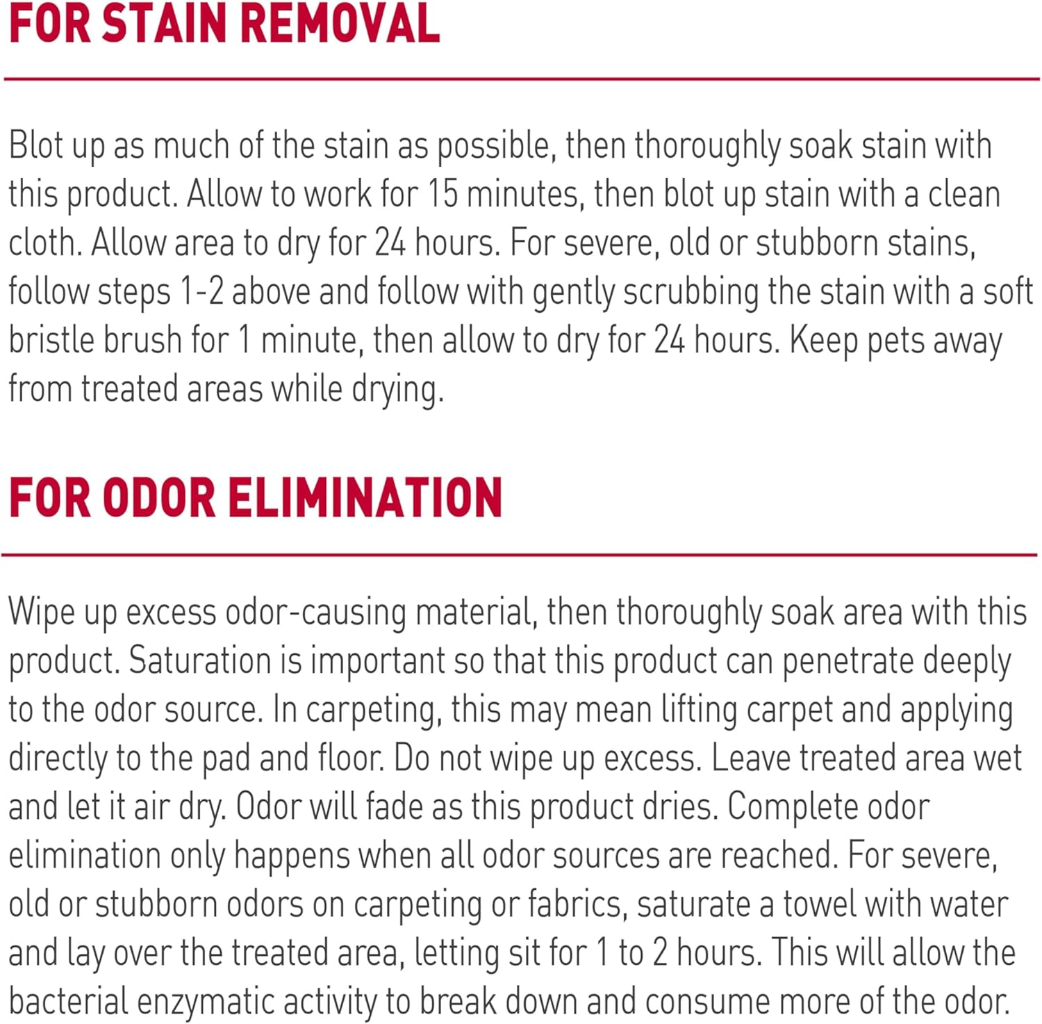 Nature's Miracle advanced pet odor eliminator foam top angle shot
