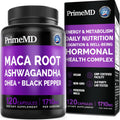Ashwagandha capsules for women and men with 1710mg high potency maca root blend