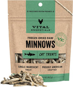Vital Essentials Freeze Dried Minnows Cat Treats | Single Ingredient | Premium Quality | Grain Free, Healthy Treats for Cats, 1.5 oz Bag - Image 10