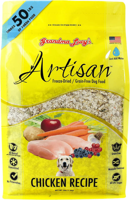 Grandma Lucy's Artisan Pre-Mix Dog Food, Grain Free and Freeze-Dried - 3Lb Bag - Image 9