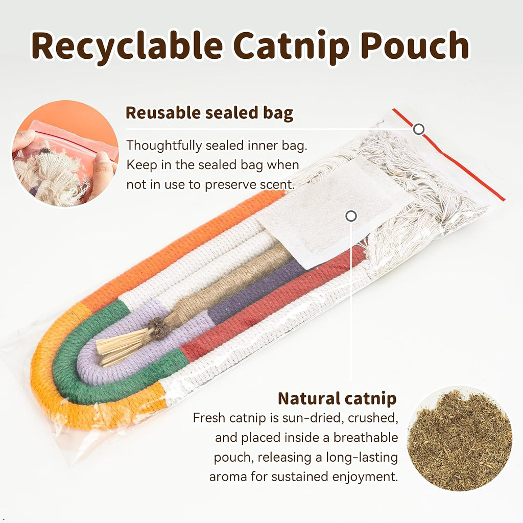 Full set of 4 piece interactive cat toys on display