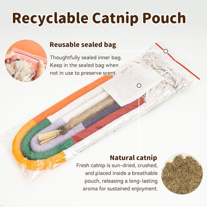 Full set of 4 piece interactive cat toys on display