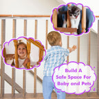 tupi Banister Guard for Baby and Pets - 300cm Extra Long Balcony Netting, Heavy Duty Stair Railing Cover, Child Safety Mesh for Kids and Toddlers, No Drill Barrier with 41 Zip Ties - Image 2