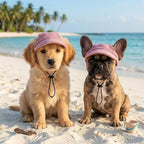 Rbenxia dog baseball cap top view for sun protection