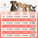 KYEESE reflective pet coat highlighting the high visibility yarn under low light.