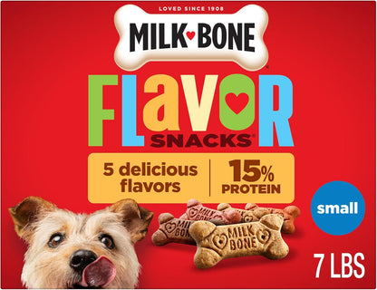 Milk-Bone Flavor Snacks Small Dog Biscuits, Flavored Crunchy Dog Treats, 24 Oz. Box - Image 11