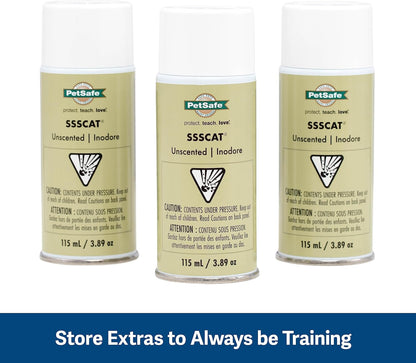 PetSafe SSSCAT Automatic Spray Pet Deterrent Replacement Can - Contactless Behavior Correction - Motion Sensor Air Burst - Only Compatible with First-Generation SSCAT Spray Deterrent System - Image 5