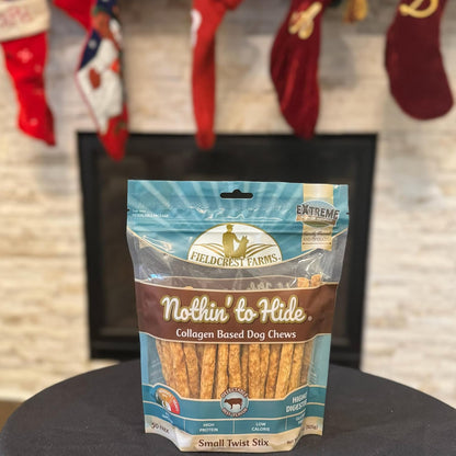 Fieldcrest Farms Nothin' to Hide Twist Stix, Beef Flavor, Easily Digestible, Supports Skin, Coat, Joints & Muscles, for Moderate Chewers Under 15lbs, 50 Pieces - Image 15