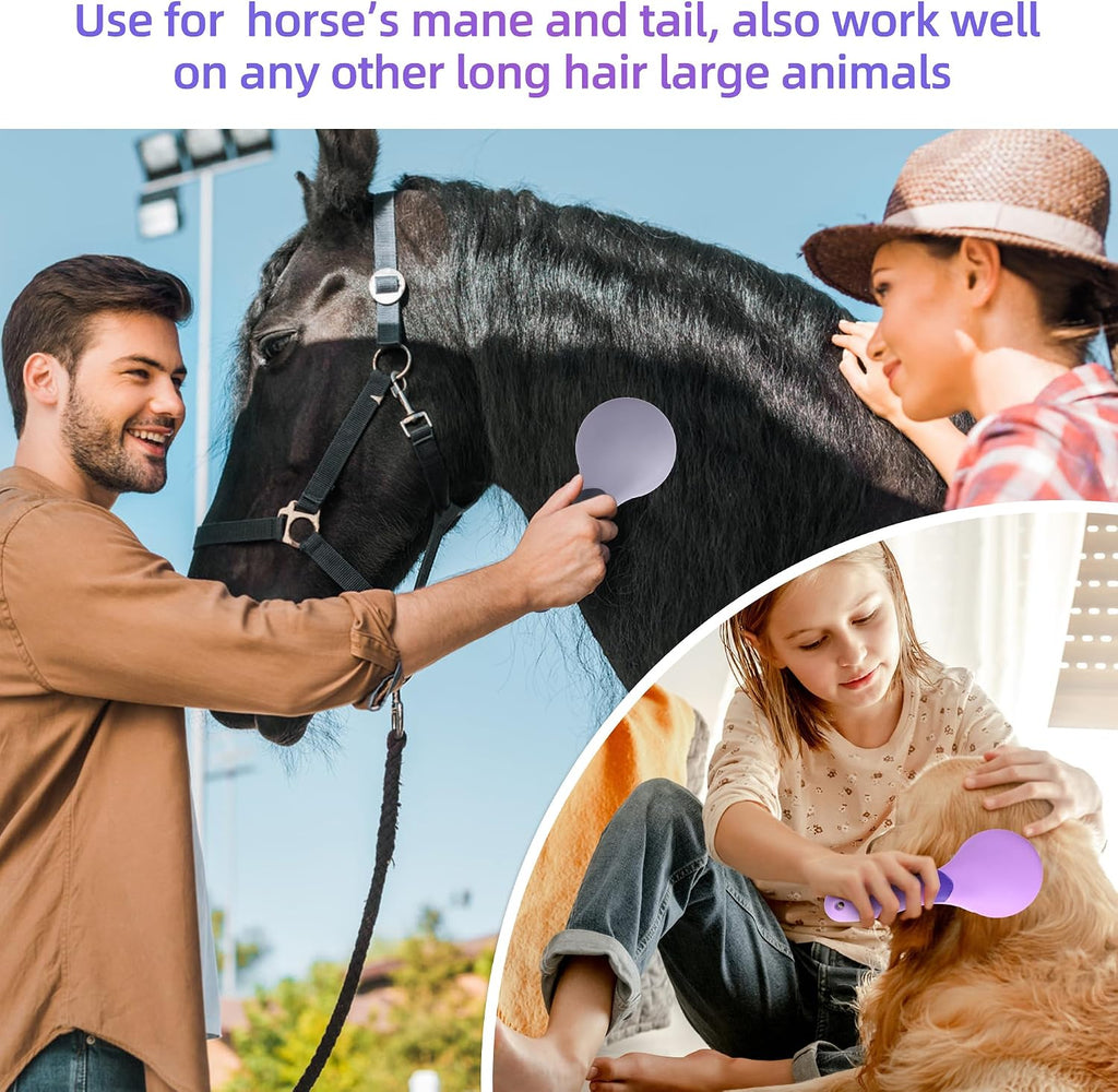 Professional horse care brush by Uylkm for daily grooming