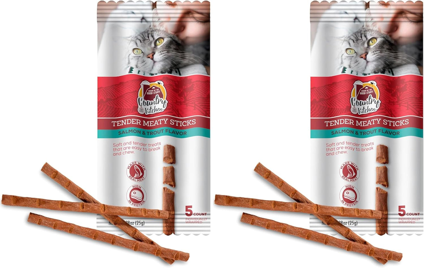 Easy to break cat treats for training and rewards