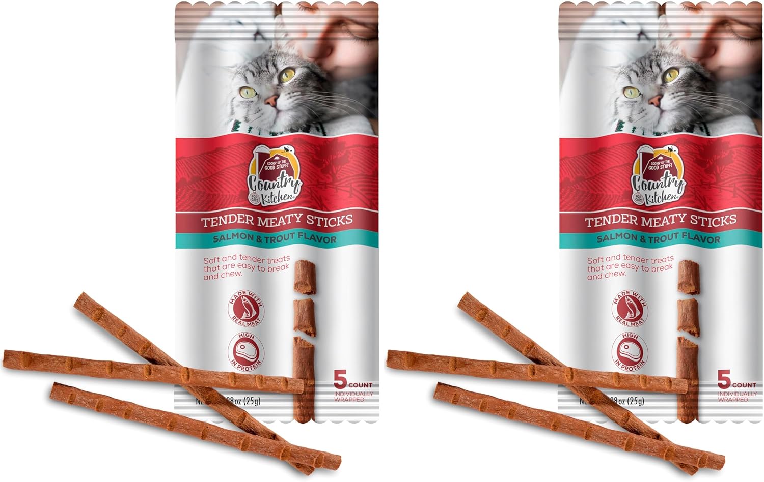 Easy to break cat treats for training and rewards