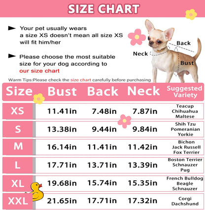 Viunimo premium imported soft stretchy puppy clothes extra small size