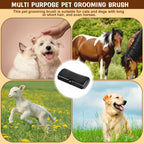 Side profile view of Nimbiepets pet grooming brush tool