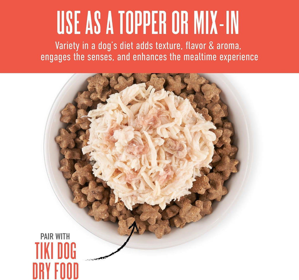 Tiki Dog Born Carnivore Protein Booster Wet Dog Food Topper, Chicken and Beef Recipe in Broth, 2.1 oz. Pouch (12 Count) - Image 9