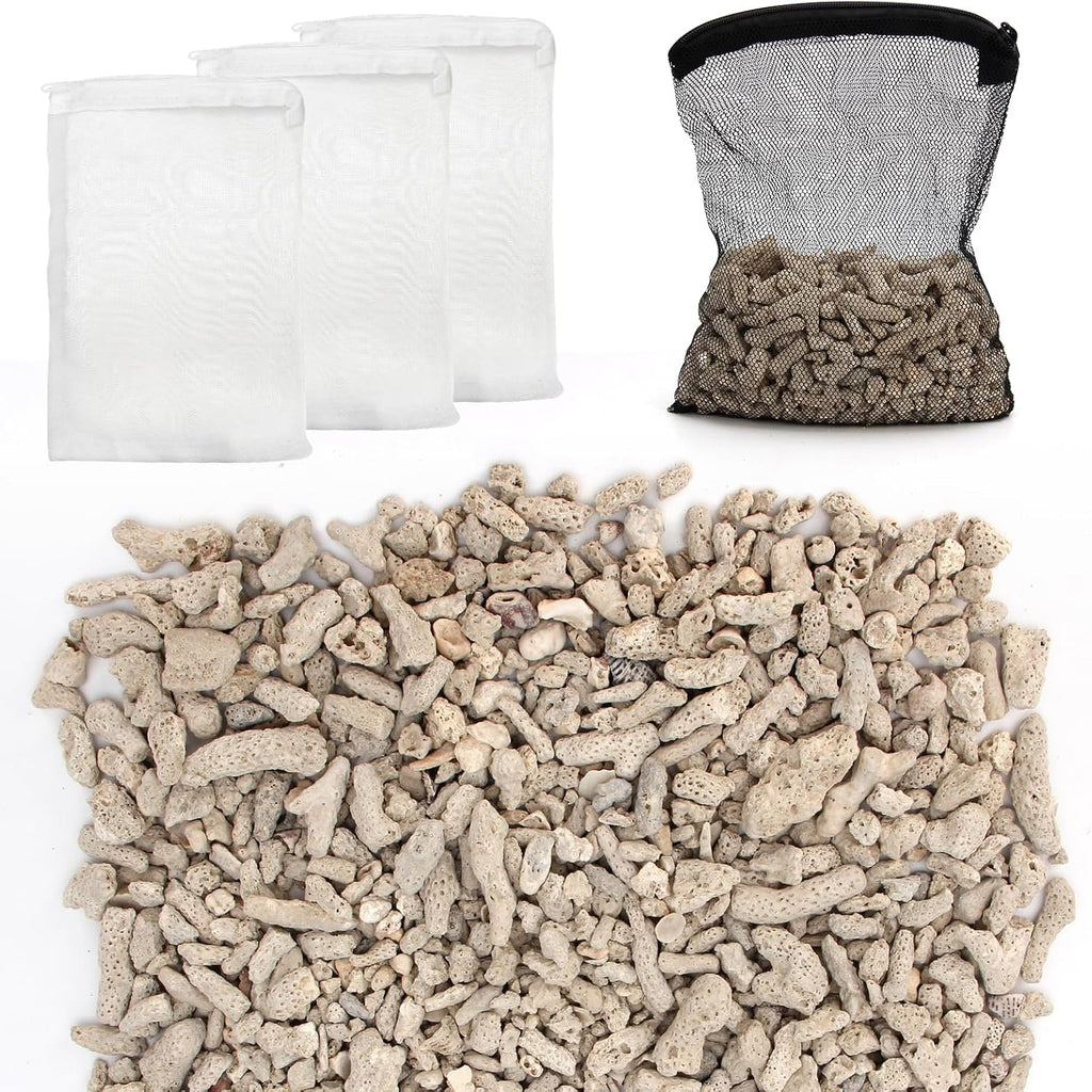 Generic crushed coral freshwater aquarium media front view packaging