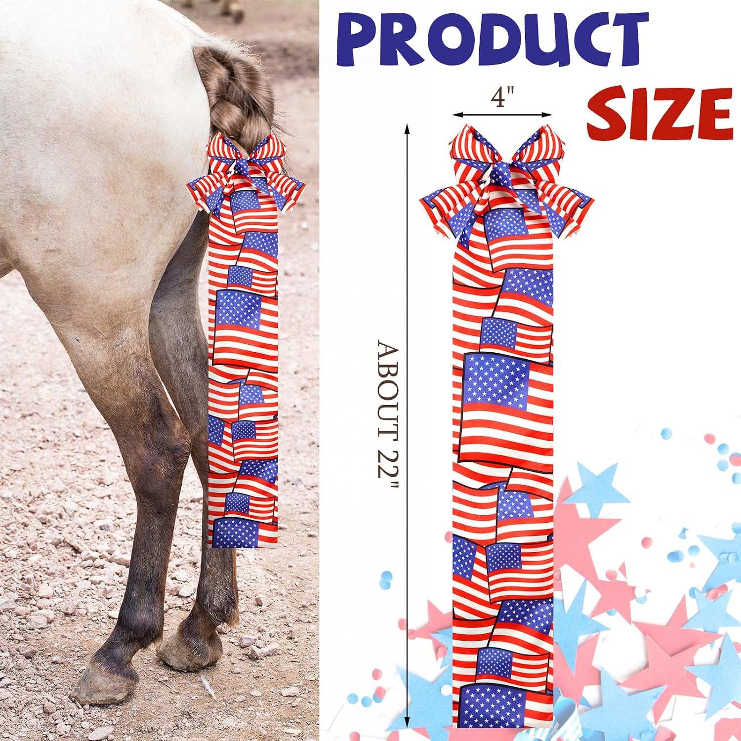 Close up of Huhumy horse tail bag breathable fabric