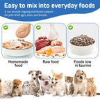 Unscented taurine powder for dogs and cats vision support