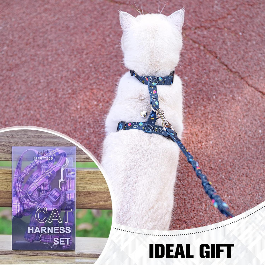 BEAUTYZOO lightweight outdoor kitten walking harness sizing measurement guide