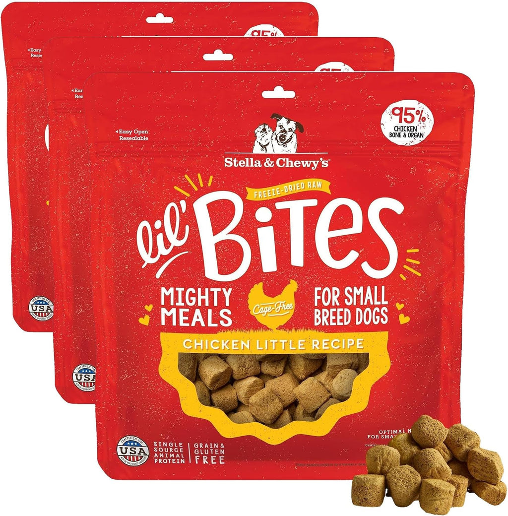 Stella & Chewy's Freeze-Dried Raw Lil' Bites Itty Bitty Beef Recipe Small Breed Dog Food, 7 oz. Bag (Beef) - Image 11