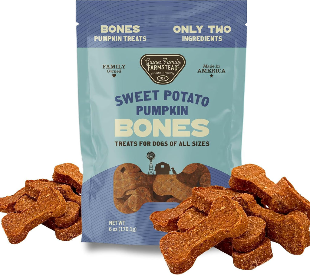 Gaines Family Farmstead Sweet Potato Dog Bones - 32 oz Bag, All-Natural, Single Ingredient, Grain-Free Dog Treats for Digestive Health, High Fiber - Training & Rewards, Made in USA - Image 10