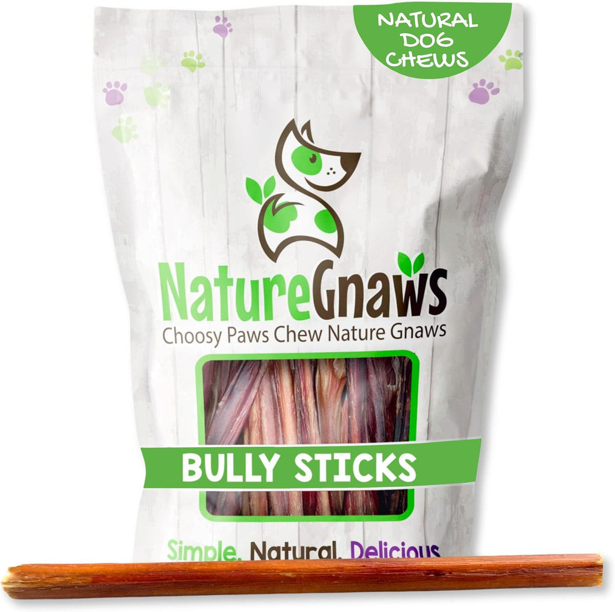 Nature Gnaws Extra Thin Bully Sticks for Small Dogs 5-6" (10 Count) - Long Lasting for Light Chewers and Puppies - Natural Beef Dog Chew Bones - Image 15