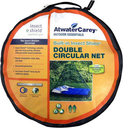 Atwater Carey double circular bed mosquito net front view