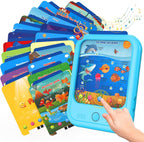 Puzcande kids educational learning tablet toy front view displaying the interactive learning pad design.