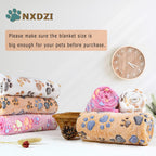NXDZI double sided flannel fleece pet mat protecting a living room sofa