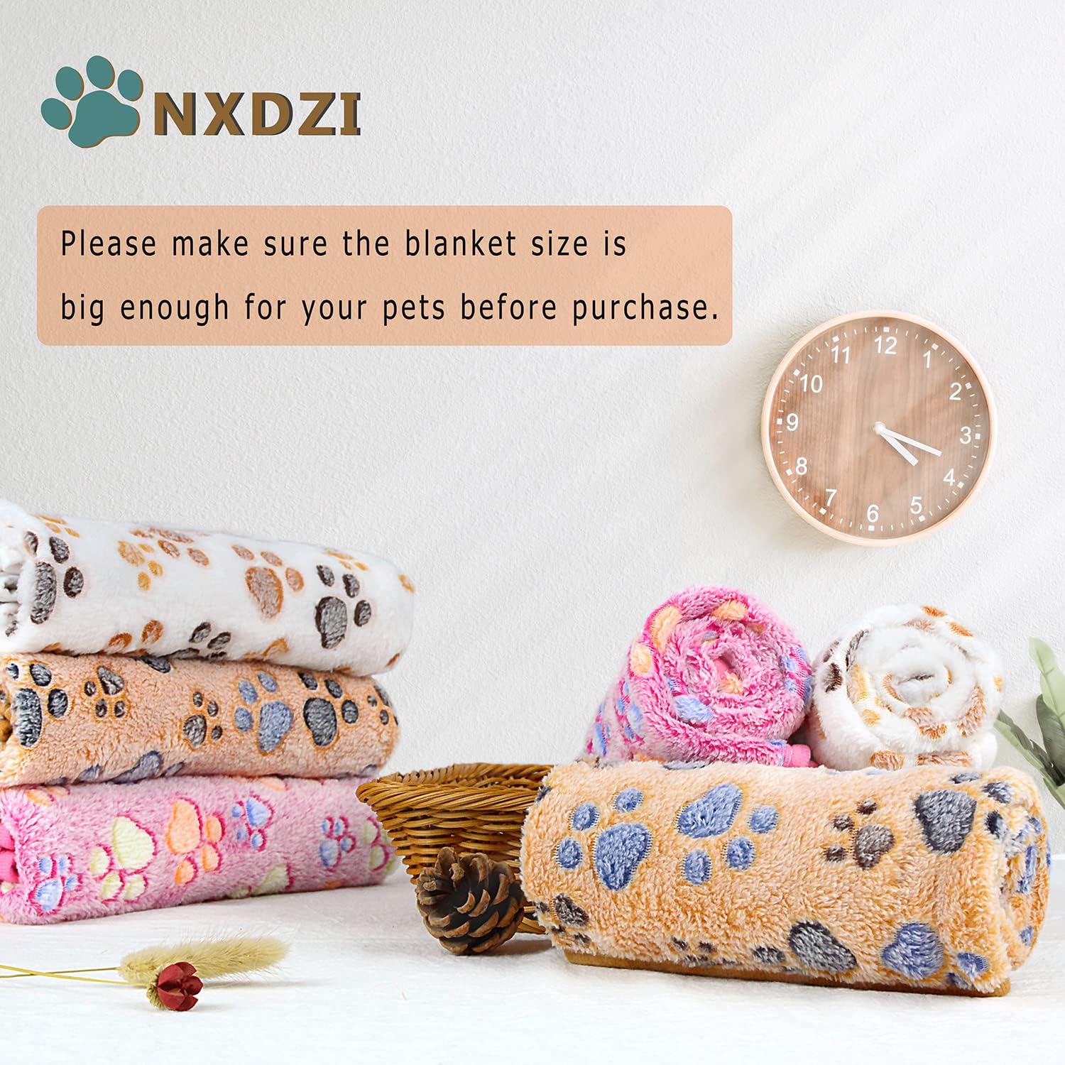 NXDZI double sided flannel fleece pet mat protecting a living room sofa