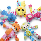 Nocciola 5-Pack Squeaky Dog Toys, Durable Stuffed Critter Zoo Dog Toys with Unique Squeak Sounds to Keep Dogs Busy, Puppy Toys for Small, Medium, and Large Dogs - Image 10