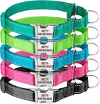 Personalized Martingale Dog Collar-Reflective Martingale Collars with Buckle, Custom Training Martingale Dog Collars Embroidered with Name and Phone Number for Small Medium Large Dogs - Image 11